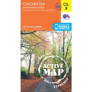 Chichester Map | Weatherproof | South Harting & Selsey | Ordnance Survey | OS Explorer Active Map OL08 | England | Walks | Hiking | Maps | Adventure (OS Explorer Map Active)