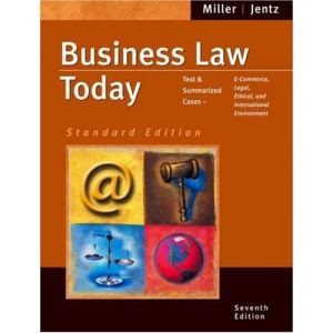 Business Law Today: Standard Legal
