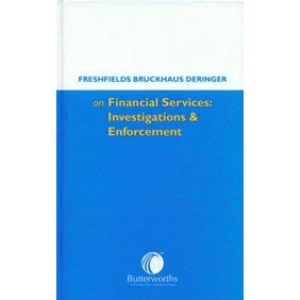 Financial Services: Investigations and Enforcement