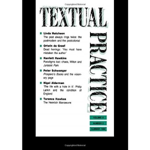 Textual Practice: Volume 8, Issue 2: Vol 8, Issue 2