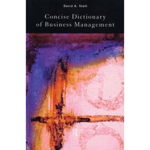 The Concise Dictionary of Business Management