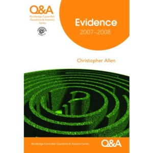 Evidence Q&A (Questions & Answers) (Questions and Answers)