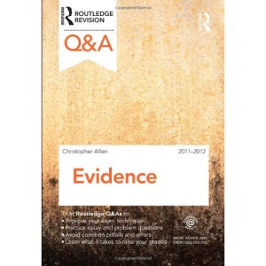 Q&A Evidence 2011-2012 (Questions and Answers)