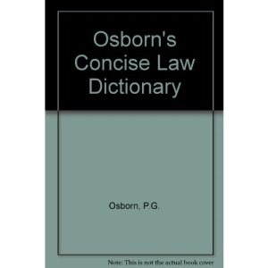 Osborn's Concise Law Dictionary
