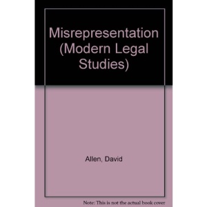 Misrepresentation (Modern Legal Studies)