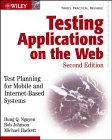 Testing Applications on the Web: Test Planning for Mobile and Internet-based Systems