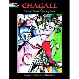 Chagall Stained Glass Colouring Book