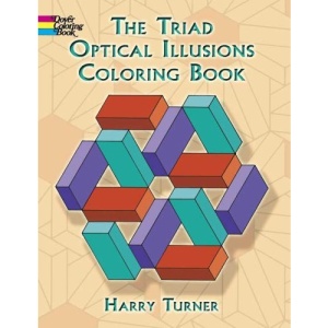 The Triad Optical Illusions Coloring Book (Dover Coloring Book) (Dover Coloring Books)