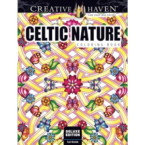 Creative Haven Deluxe Edition Celtic Nature Designs Coloring Book