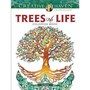 Creative Haven Trees of Life Coloring Book