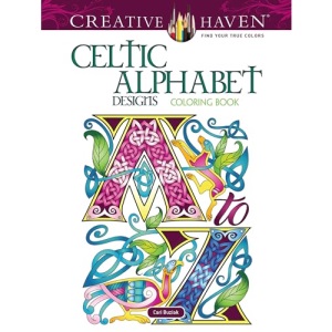 Creative Haven Celtic Alphabet Designs Coloring Book