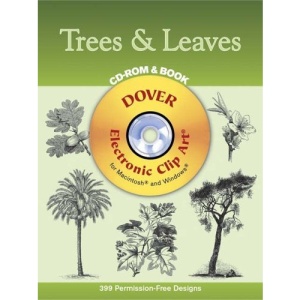 Trees and Leaves (Dover Electronic Clip Art)