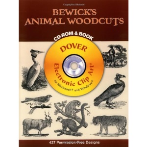 Bewick's Animal Woodcuts (Dover Electronic Clip Art)