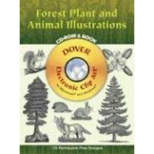 Forest Plant and Animal Illustrations (Dover Electronic Clip Art)