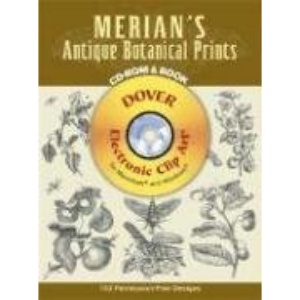 Merian Antique Botanical CD Rom & B (Pictorial Archives)