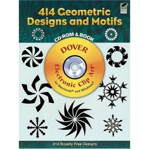 414 Geo Design & Motifs CD-ROM BK (Dover Electronic Clip Art)