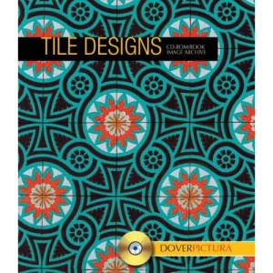 Tile Designs with CDROM (Dover Pictura)
