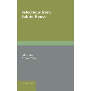 Selections from Sainte-Beuve