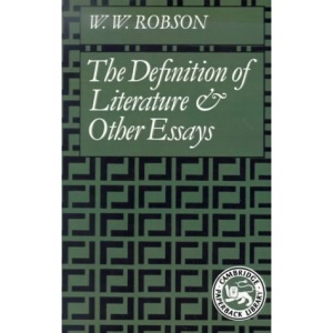 The Definition of Literature and Other Essays (Cambridge Paperback Library)