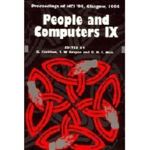 People and Computers: Proceedings of the HCI '94 Conference (British Computer Society Workshop Series)