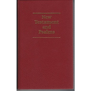 KJV Giant Print New Testament and Psalms Burgundy imitation leather hardback NTP480