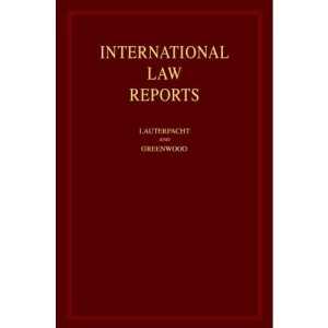 International Law Reports: Volume 110