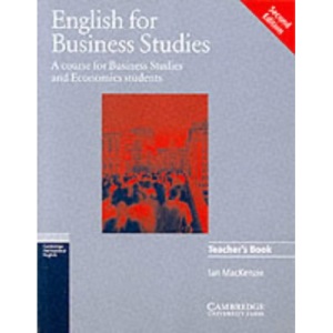 English for Business Studies Teacher's book: A Course for Business Studies and Economics Students (Cambridge Professional English)