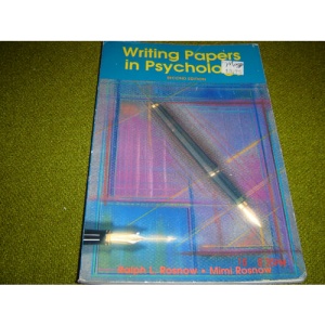 Writing Papers in Psychology: A Student Guide