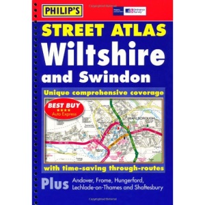 Philip's Street Atlas Wiltshire and Swindon: Spiral Edition