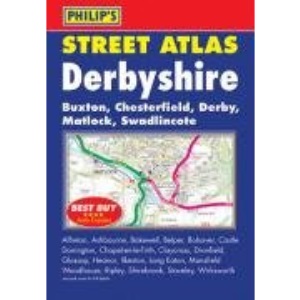 Philip's Street Atlas Derbyshire: Spiral Edition