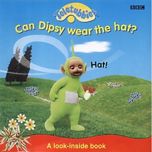 TELETUBBIES- LOOK-INSIDE BOOK - CAN DIPSY WEAR THE HAT?(Card)
