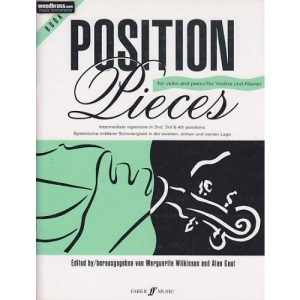 Position pieces Book 3: For violin and piano : intermediate repertoire in 2nd, 3rd and 4th positions