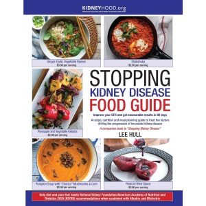 Stopping Kidney Disease Food Guide: A recipe, nutrition and meal planning guide to treat the factors driving the progression of incurable kidney disease