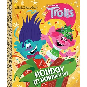 Holiday in Harmony! (DreamWorks Trolls) (Little Golden Book)