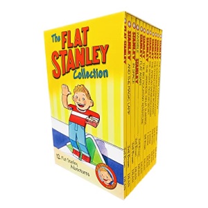 The Flat Stanley Adventure Collection 12 Books Set (His Original Adventure, Stanley, Flat Again, Invisible Stanley, Stanley in Space, The Mount Rushmore Calamity, Great Egyptian Grave Robbery & More)