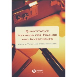 Quantitative Methods for Finance and Investments