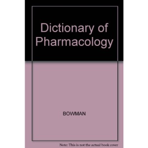 Dictionary of Pharmacology