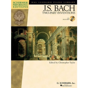 JS Bach: Two Part Inventions (Hal Leonard Piano Library)