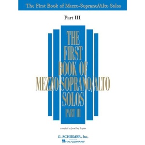 First Book of Mezzo-Soprano Solos - Part III