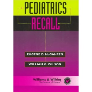 Pediatrics Recall (Recall Series)