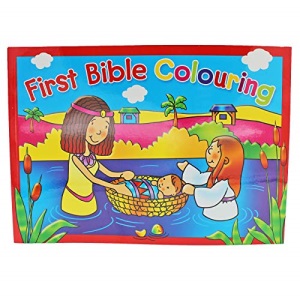 Children's First Bible Colouring Story Book - Easter Religious Gift