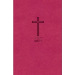 KJV, Value Thinline Bible, Standard Print, Imitation Leather, Pink, Red Letter Edition