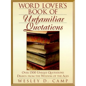 Word Lovers Book Unfamiliar Quotations