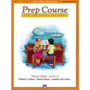 Alfred's Basic Piano Prep Course Theory Book Level A: Universal Edition (Alfred's Basic Piano Library)