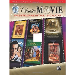 Classic Movie Instrumental Solos for Strings: Violin, Book & CD (Pop Instrumental Solo)