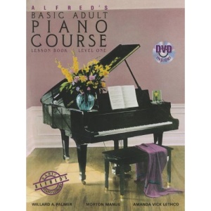Alfred's Basic Adult Piano Course Lesson Book, Level One [With DVD]