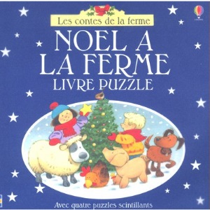 Noël à la ferme : Livre-puzzle