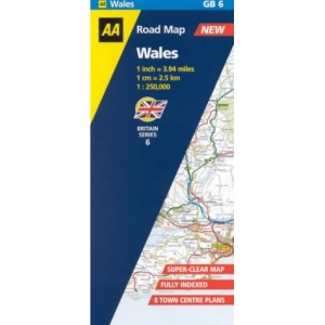Wales (AA Road Map Britain)