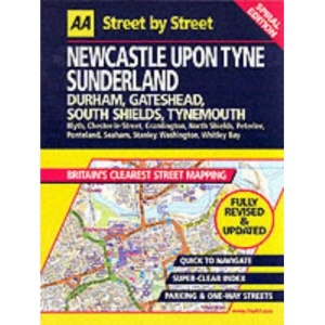 AA Street by Street Newcastle upon Tyne, Sunderland: Maxi