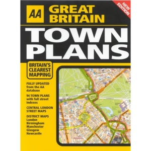 AA Great Britain Town Plans (Road Atlas)